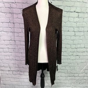 NWT Alfani Sparkle Light Duster Sweater Size Medium